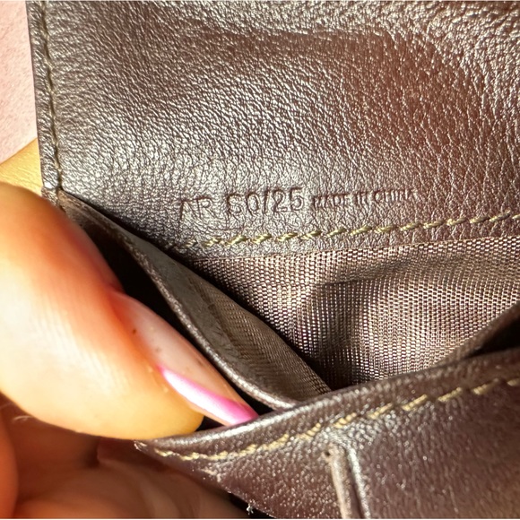 CELINE Macadam Canvas Leather Bifold Wallet Purse Men - Picture 11 of 16